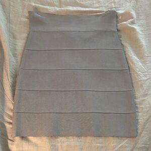 BCBGMaxAzria Gray Pencil Skirt